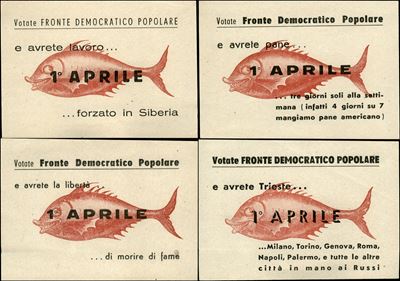 Italia / Volantini Lanciati da Aereo