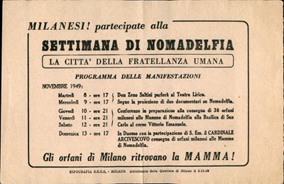 Italia / Volantini Lanciati da Aereo