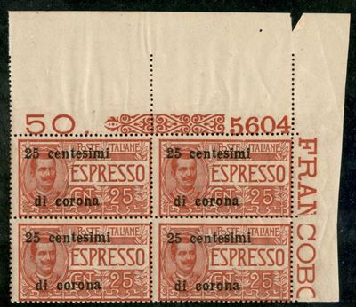 Italia / Occupazioni i Guerra Mondiale / Trento e Trieste / Espressi