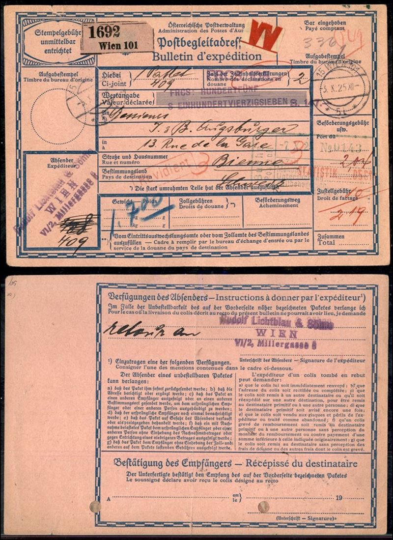 Austria / Posta Ordinaria