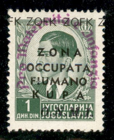 Italia / Occupazioni II Guerra Mondiale / Zona Fiumano Kupa / Posta Ordinaria