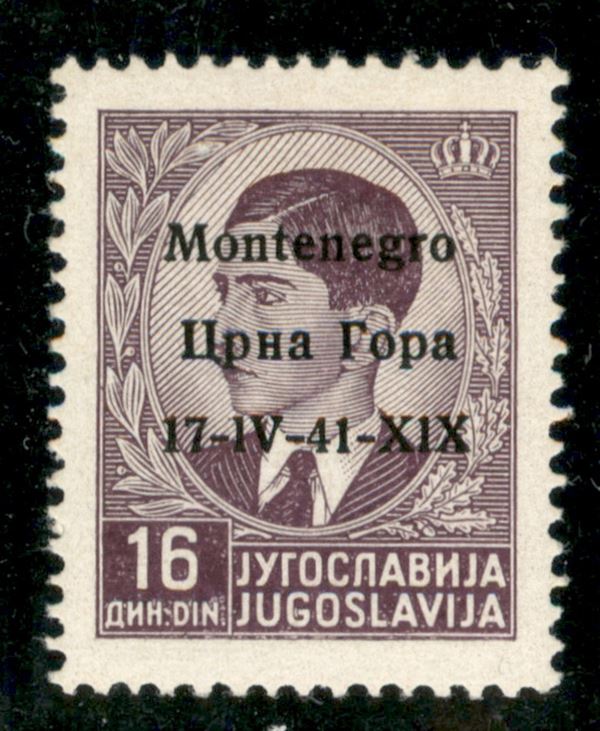 ITALIA / Occupazioni II guerra mondiale / Montenegro / Posta ordinaria