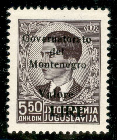 Italia / Occupazioni II Guerra Mondiale / Montenegro / Posta Ordinaria