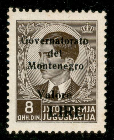 Italia / Occupazioni II Guerra Mondiale / Montenegro / Posta Ordinaria