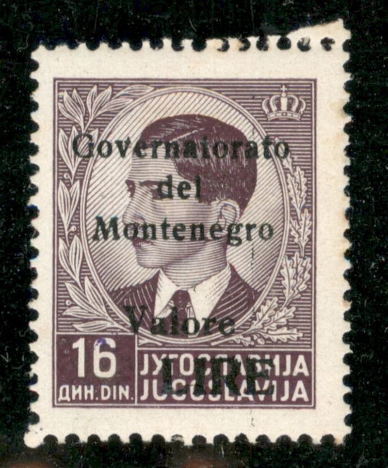 Italia / Occupazioni II Guerra Mondiale / Montenegro / Posta Ordinaria