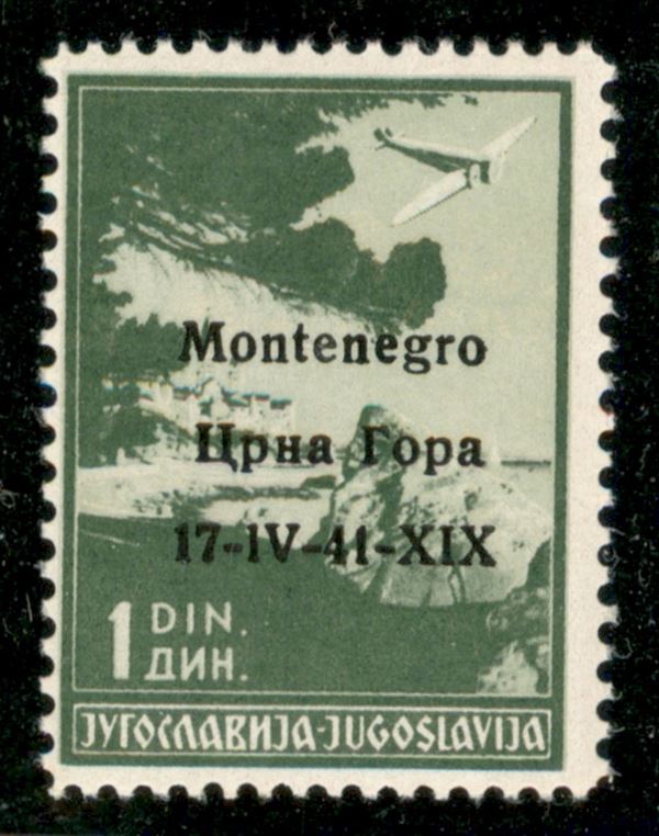 ITALIA / Occupazioni II guerra mondiale / Montenegro / Posta aerea