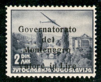 Italia / Occupazioni II Guerra Mondiale / Montenegro / Posta Aerea