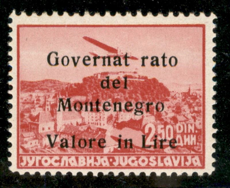 Italia / Occupazioni II Guerra Mondiale / Montenegro / Posta Aerea