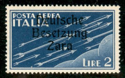 Italia / Occupazioni Straniere di Territori Italiani / Occupazione Tedesca / Zara / Posta Aerea