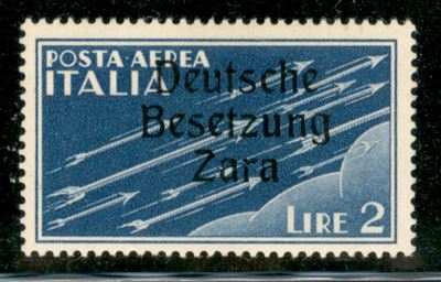 Italia / Occupazioni Straniere di Territori Italiani / Occupazione Tedesca / Zara / Posta Aerea