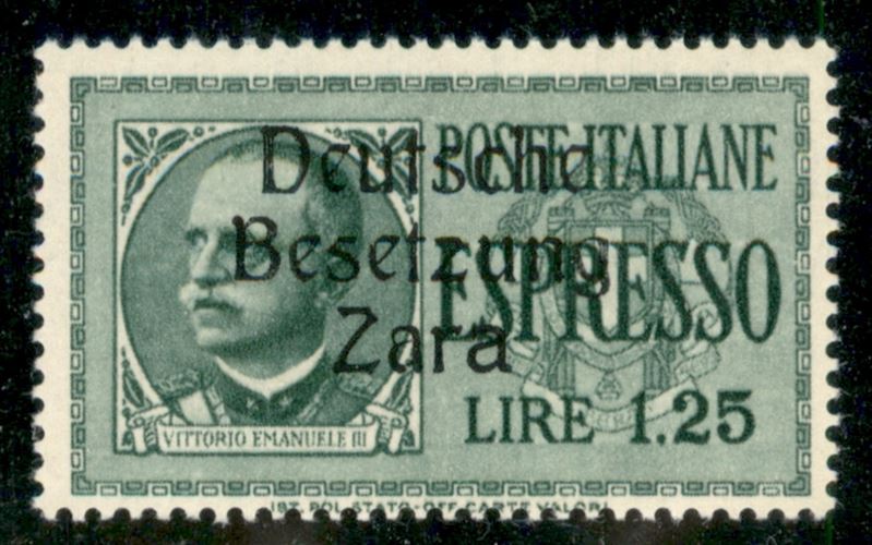 Italia / Occupazioni Straniere di Territori Italiani / Occupazione Tedesca / Zara / Espressi