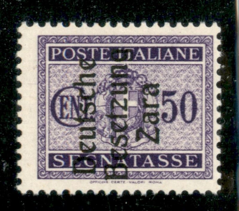Italia / Occupazioni Straniere di Territori Italiani / Occupazione Tedesca / Zara / Segnatasse