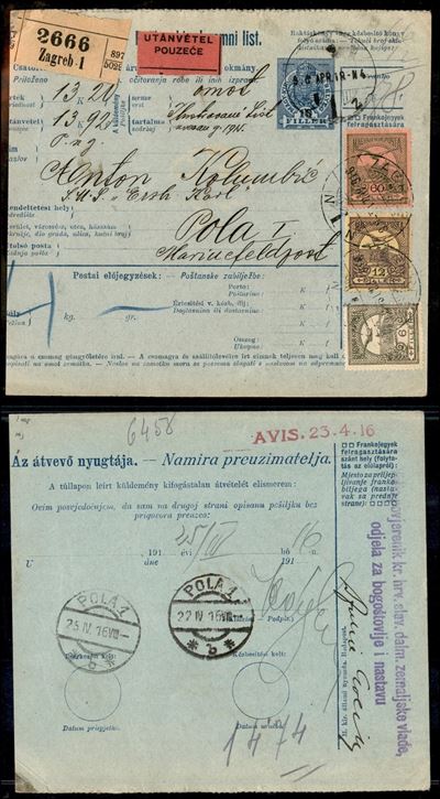 Austria / Bollettino Pacchi