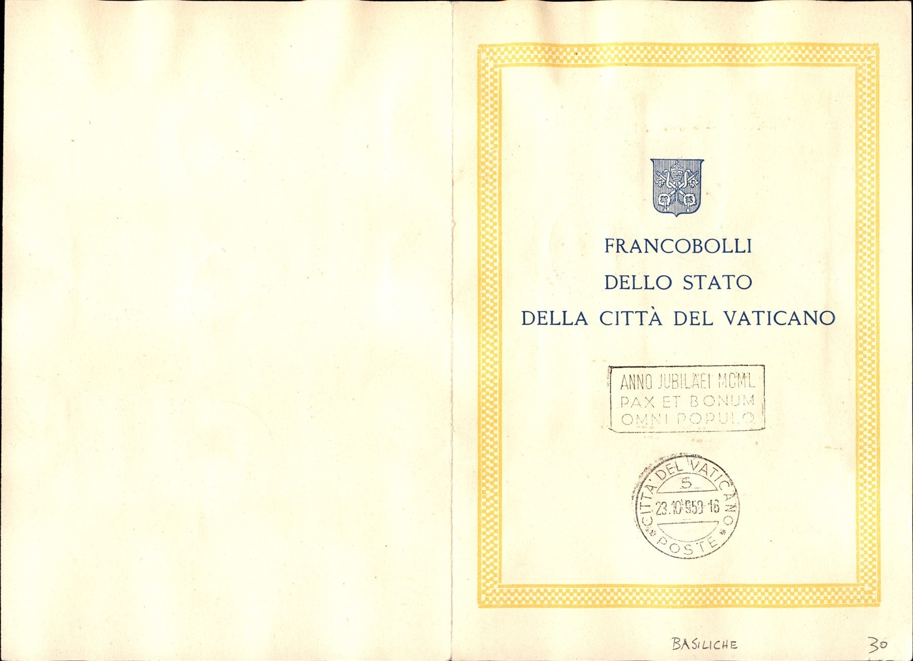 Vaticano / Posta Ordinaria + Espressi