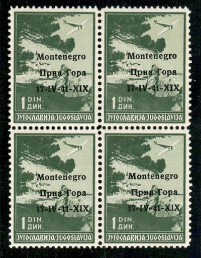 Italia / Occupazioni II Guerra Mondiale / Montenegro / Posta Aerea