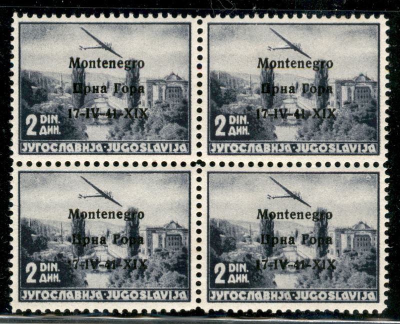 Italia / Occupazioni II Guerra Mondiale / Montenegro / Posta Aerea