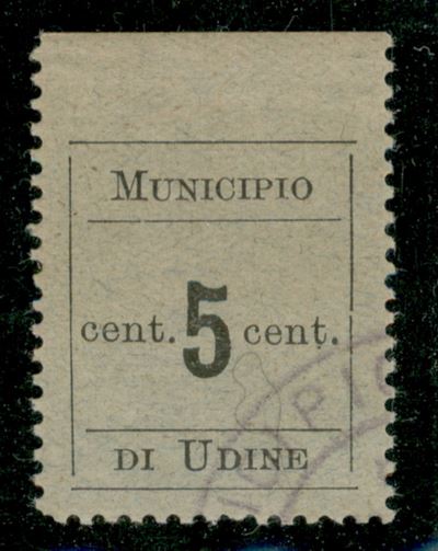 Italia / Occupazioni i Guerra Mondiale / Municipio di Udine / Posta Ordinaria