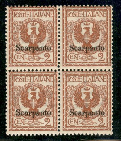 Italia / Colonie / Egeo / Scarpanto / Posta Ordinaria