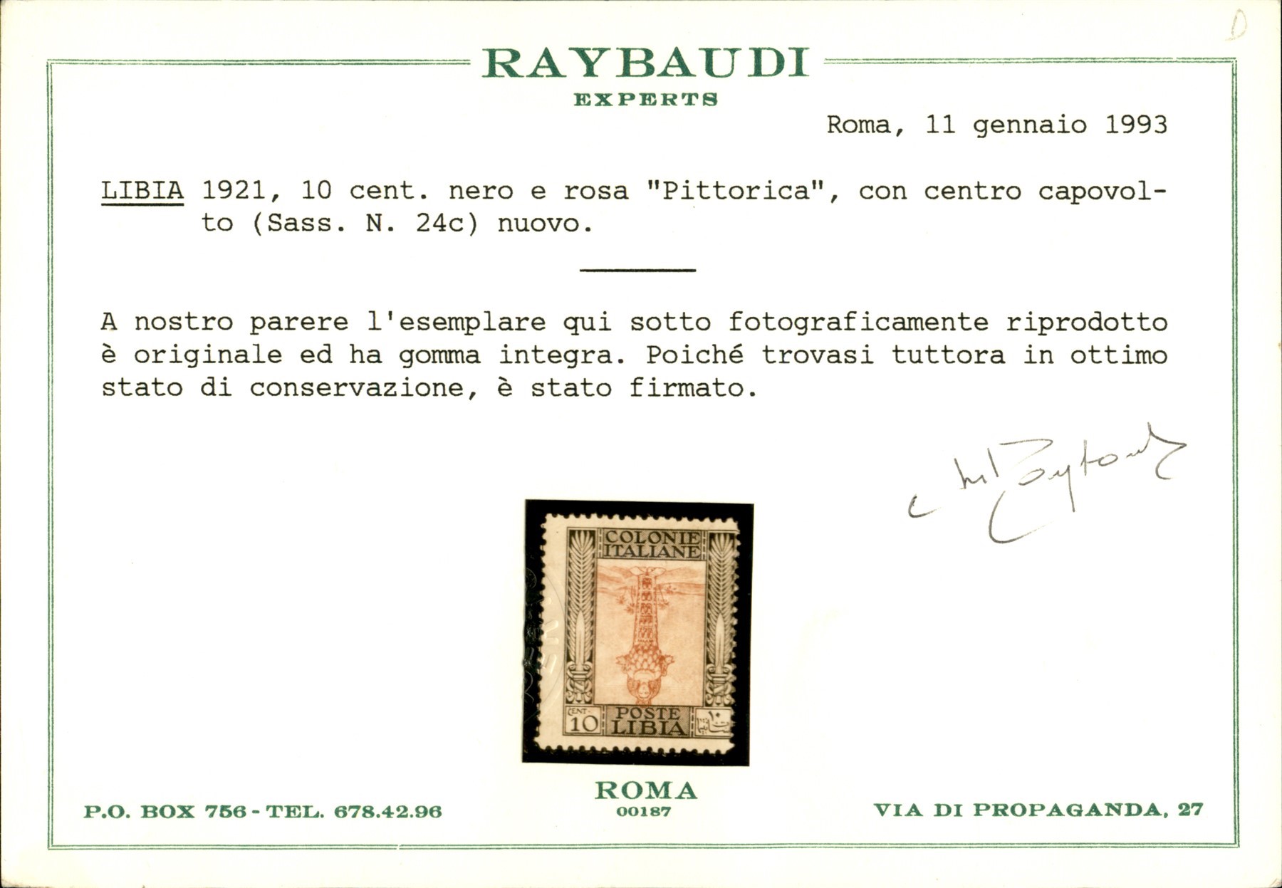 Italia / Colonie / Libia / Posta Ordinaria