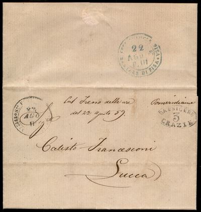 Italia / Antichi Stati Italiani / Toscana / Posta Ordinaria