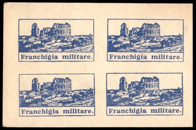 Italia / Regno / Franchigia Militare