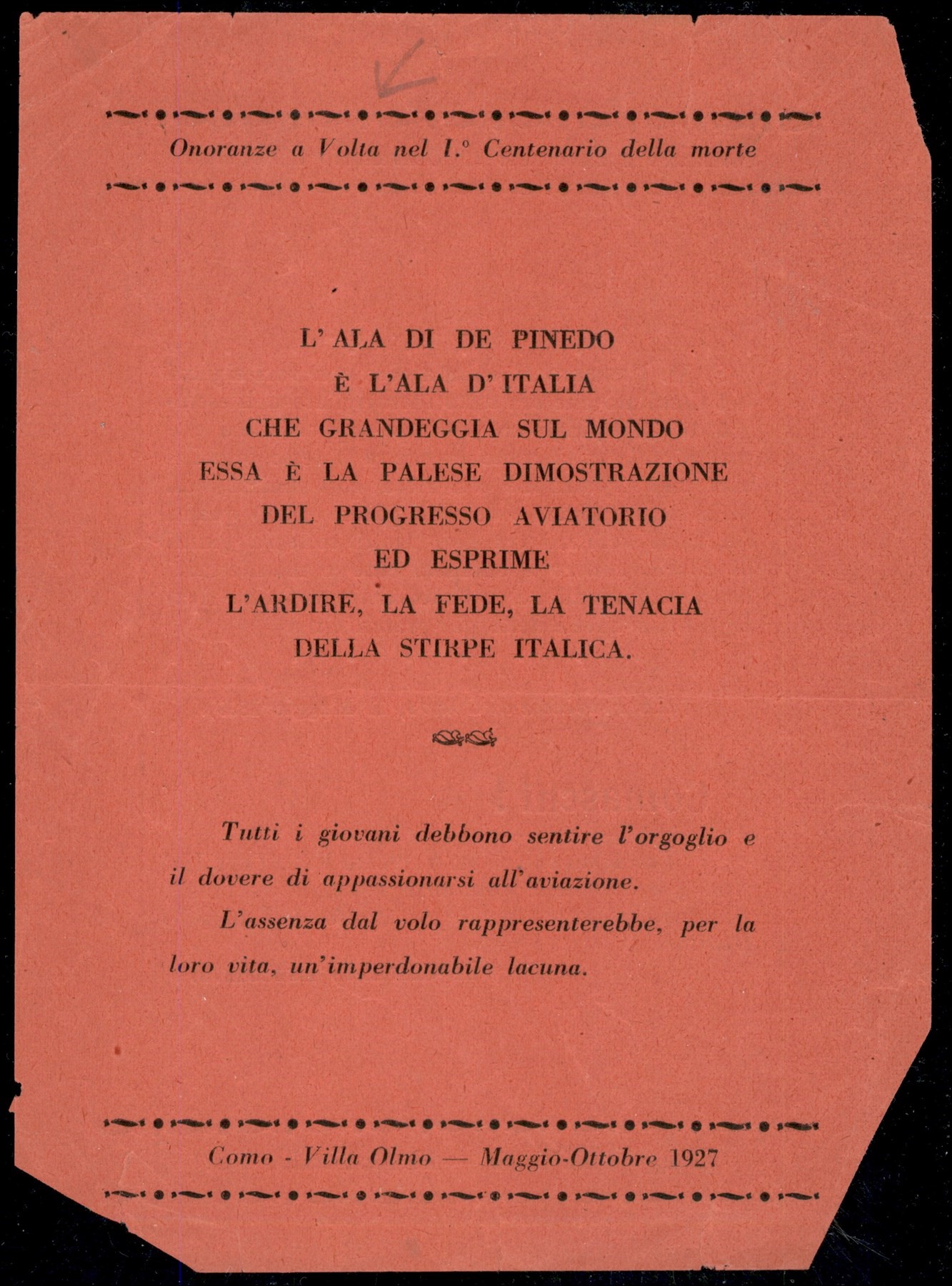 Italia / Regno / Posta Aerea