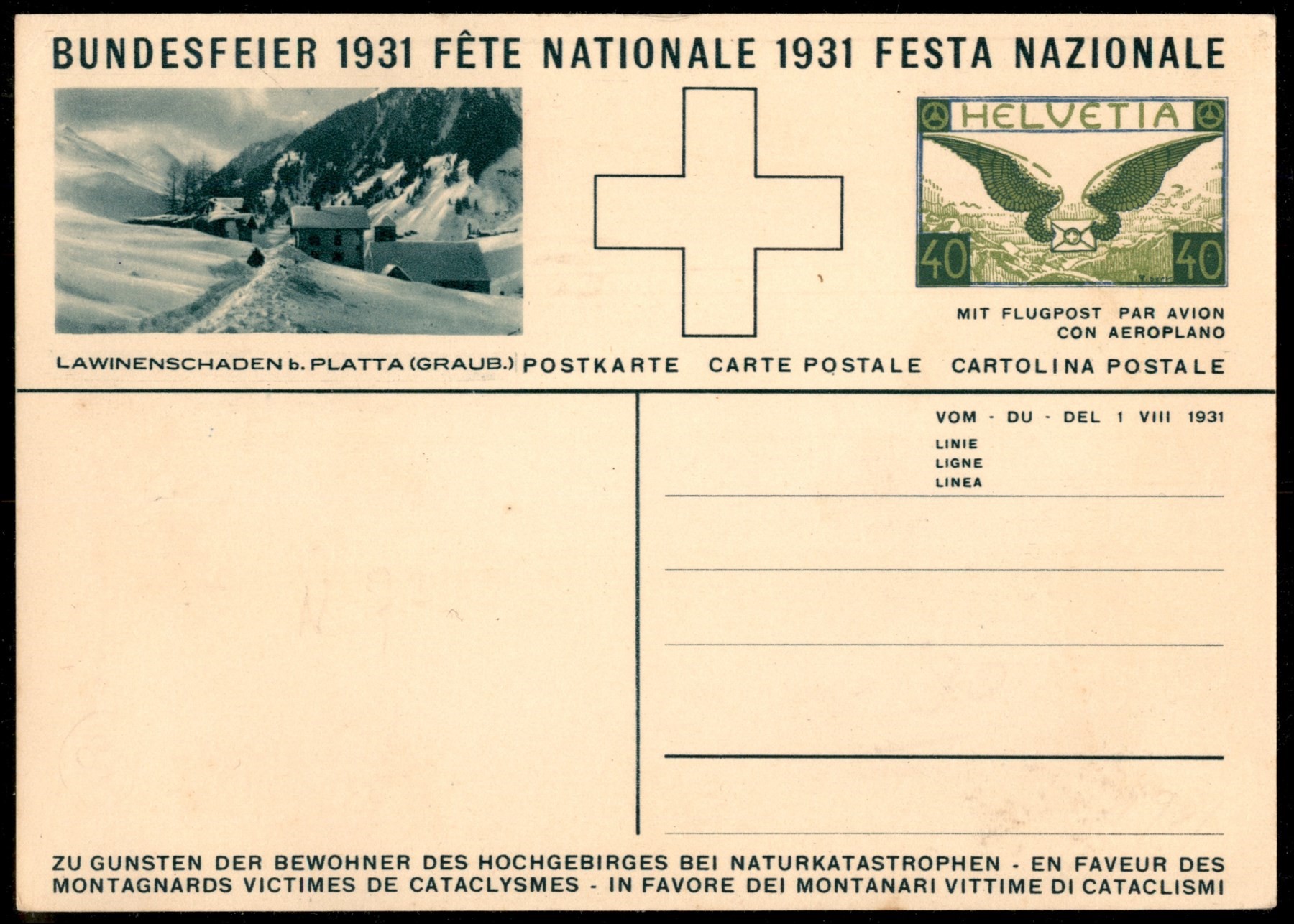 Svizzera / Posta Ordinaria
