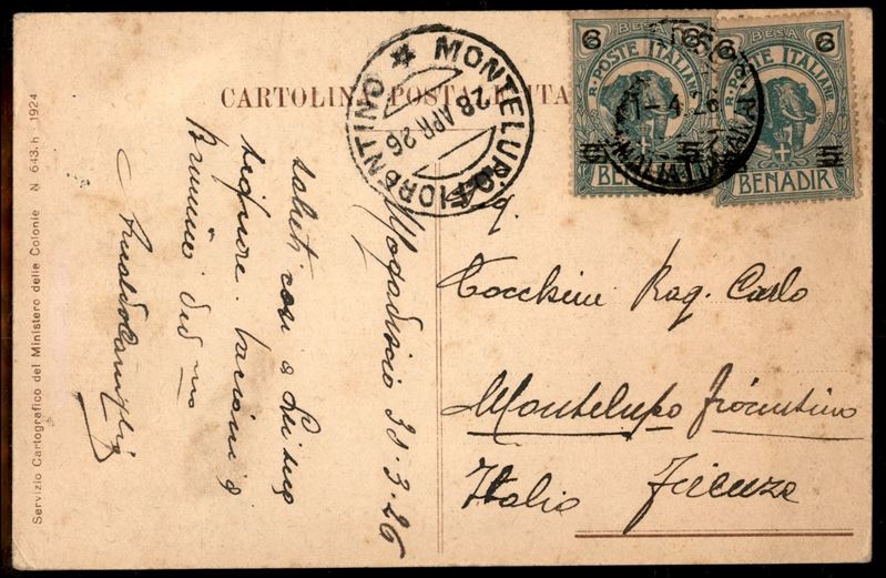 Italia / Colonie / Somalia / Posta Ordinaria