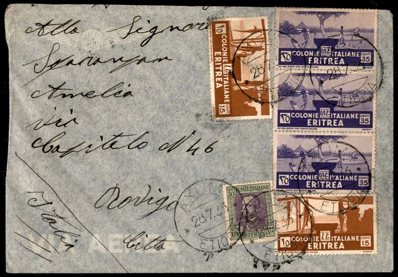 Italia / Colonie / Eritrea / Aerogrammi