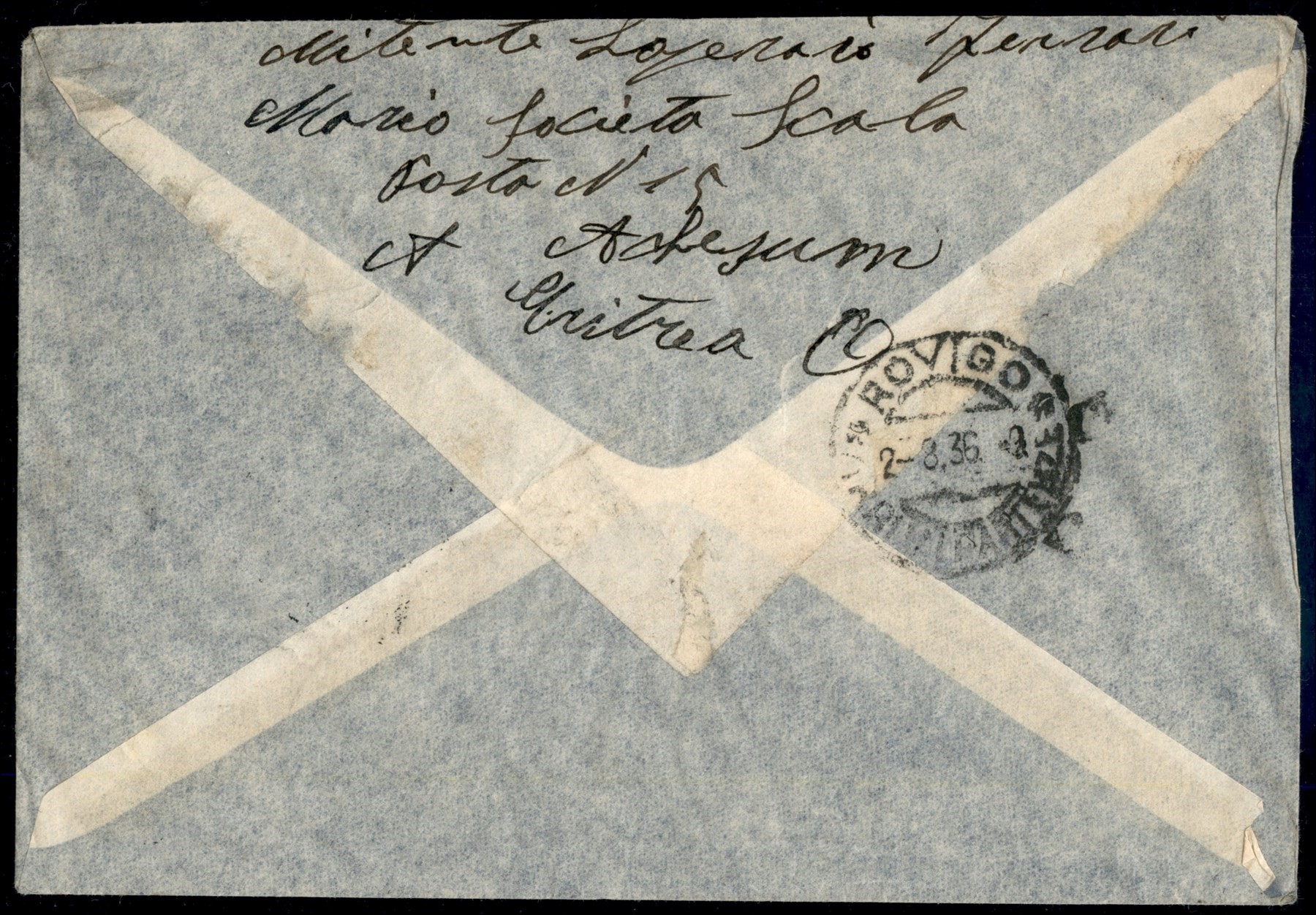 Italia / Colonie / Eritrea / Aerogrammi