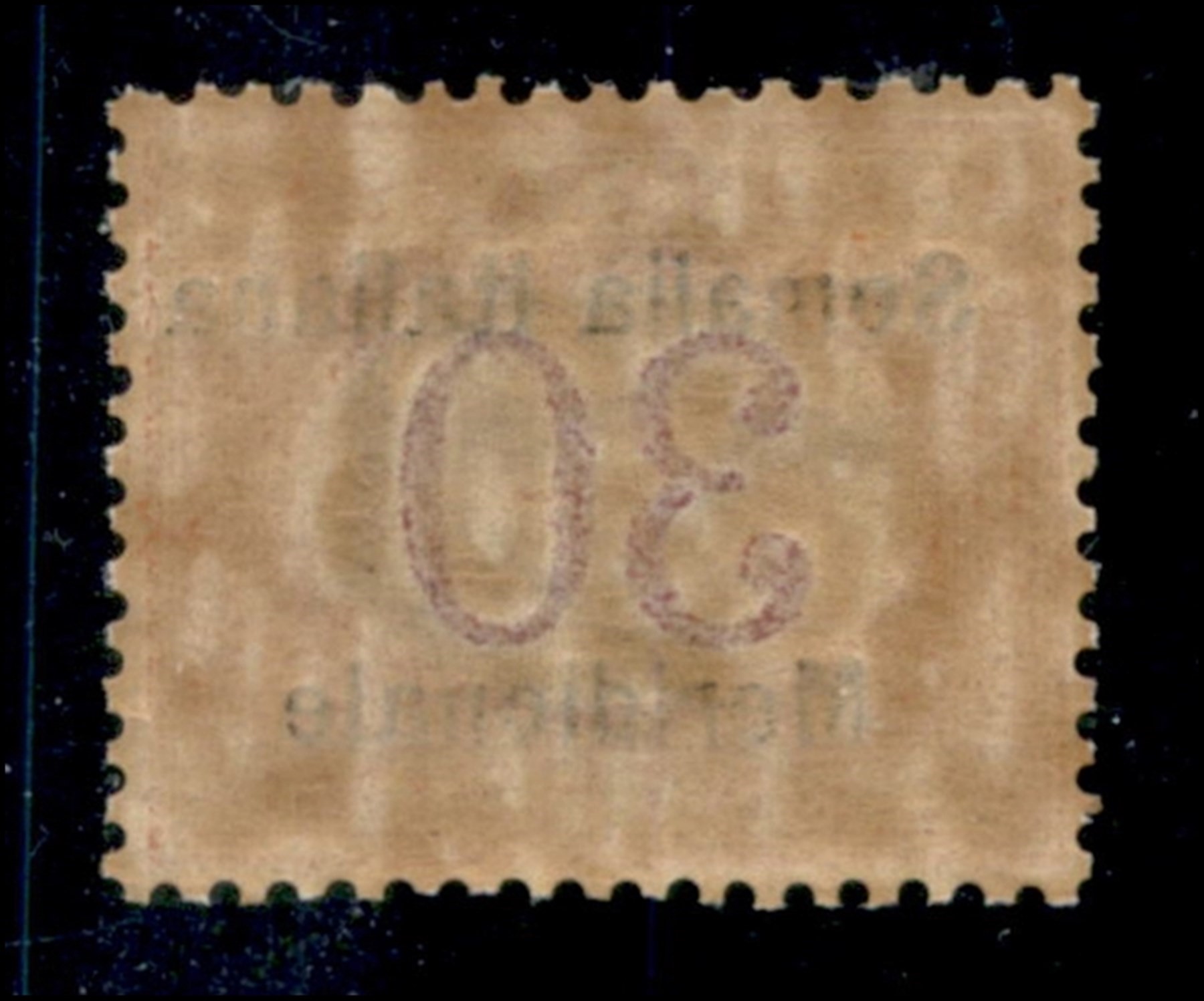 Italia / Colonie / Somalia / Segnatasse
