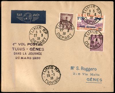 Tunisia / Aerogrammi