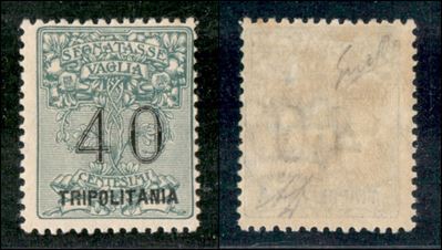 Italia / Colonie / Tripolitania / Segnatasse per Vaglia