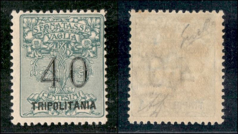 Italia / Colonie / Tripolitania / Segnatasse per Vaglia