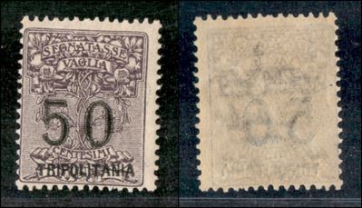 Italia / Colonie / Tripolitania / Segnatasse per Vaglia