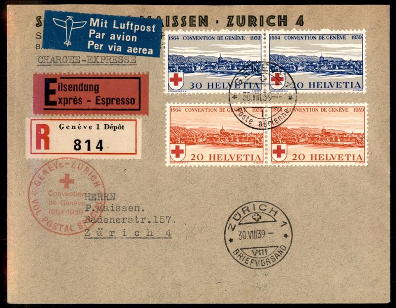 Svizzera / Aerogrammi