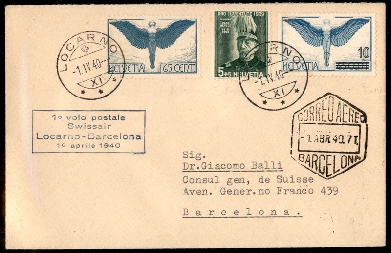 Svizzera / Aerogrammi