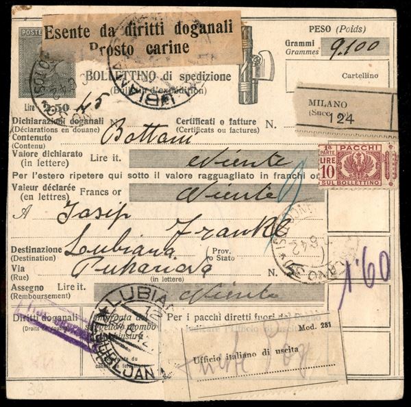 ITALIA / Occupazioni II guerra mondiale / Lubiana / Posta ordinaria