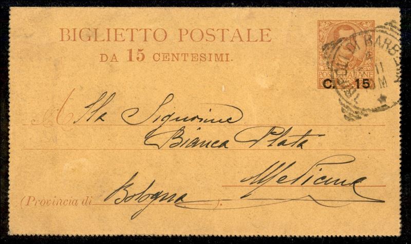 Italia / Uffici Postali All'estero / Levante / Tripoli di Barberia / Posta Ordinaria