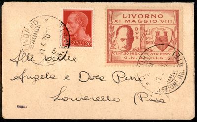 Italia / Emissioni Locali / Livorno / Posta Ordinaria