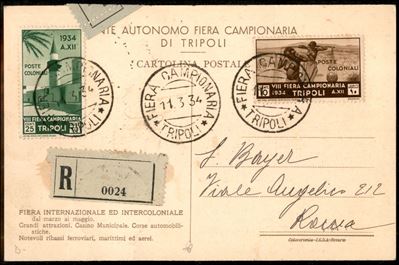 Italia / Colonie / Libia / Posta Ordinaria + Aerea