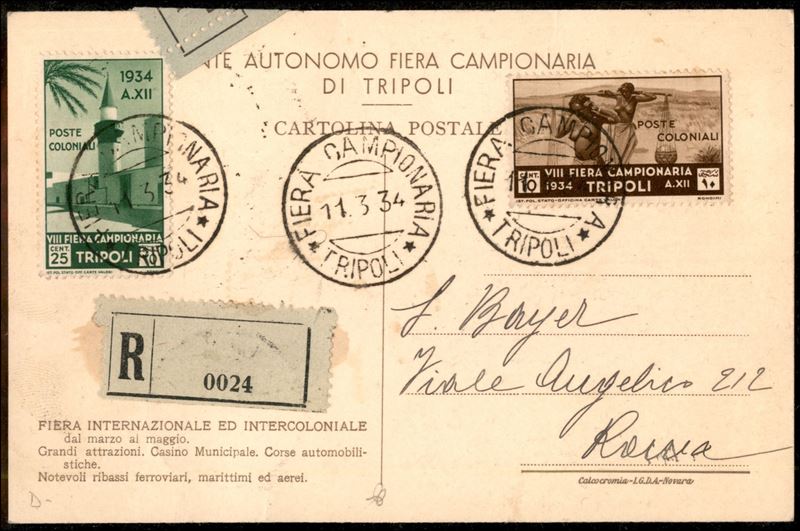 Italia / Colonie / Libia / Posta Ordinaria + Aerea