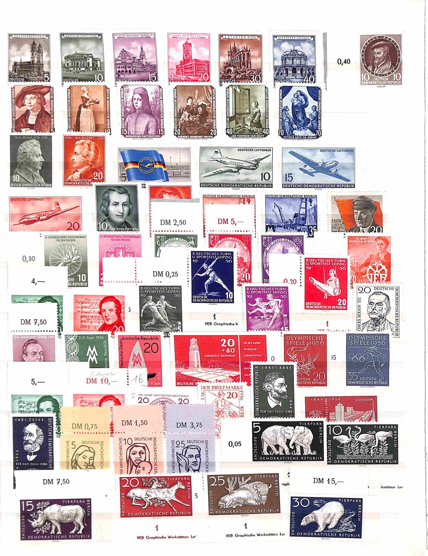 Germania / Ddr / Posta Ordinaria