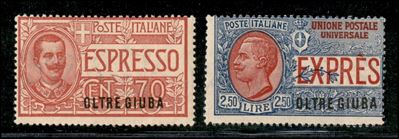 Italia / Colonie / Oltre Giuba / Espressi