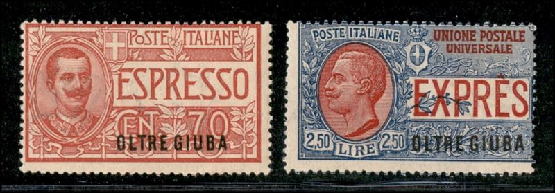 Italia / Colonie / Oltre Giuba / Espressi
