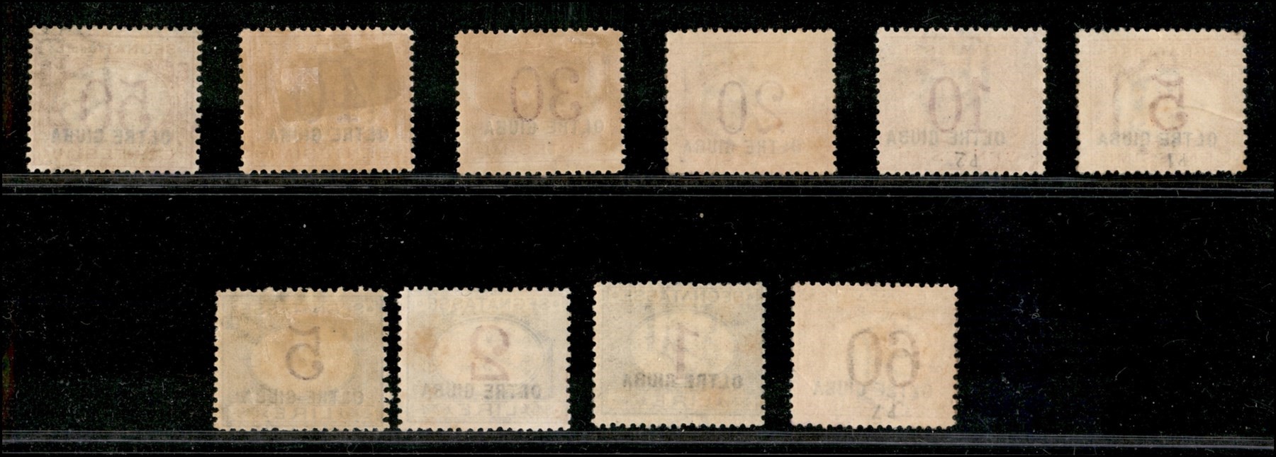 Italia / Colonie / Oltre Giuba / Segnatasse