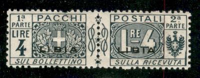 Italia / Colonie / Libia / Pacchi Postali