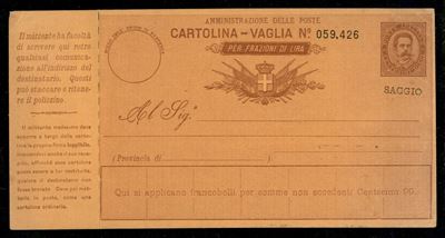 Italia / Regno / Vaglia Postale