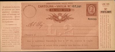 Italia / Regno / Vaglia Postale