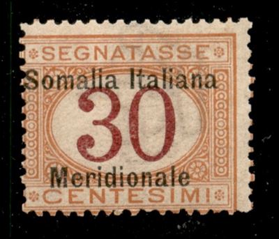 Italia / Colonie / Somalia / Segnatasse